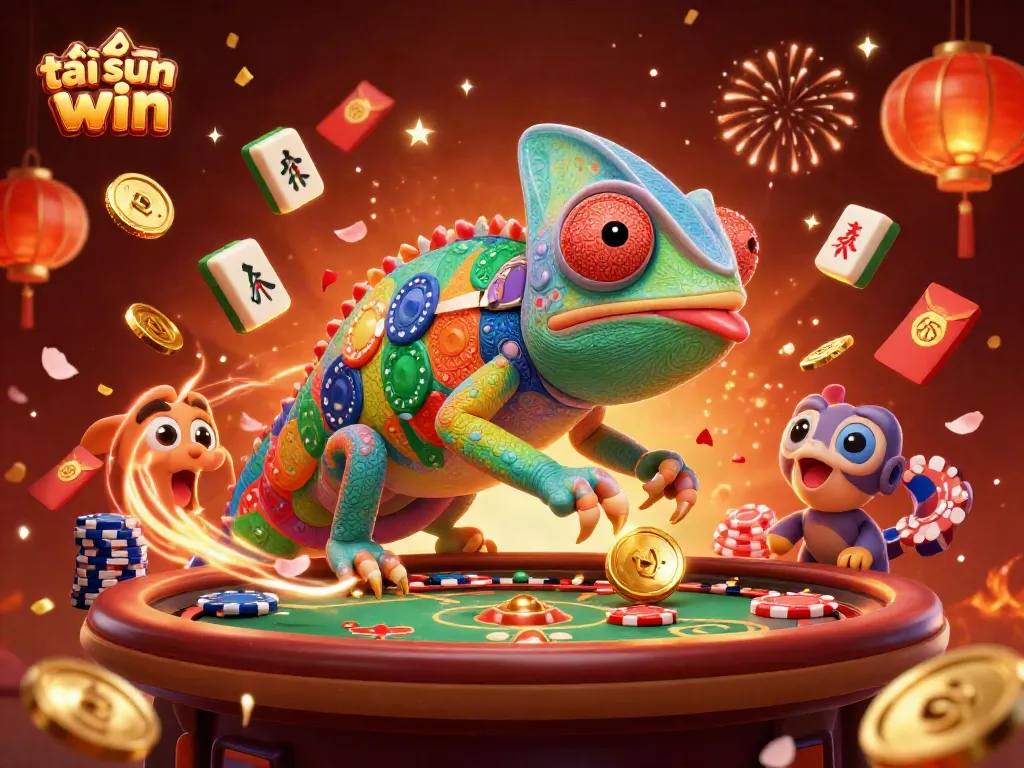 Experience excitement while tải sun win with the dynamic atmosphere of a vibrant online casino, complete with colorful elements.