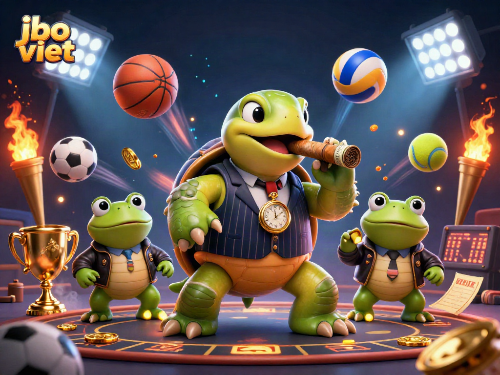 Experience thrilling bets at jbo viet with vibrant 3D characters and dynamic casino elements.