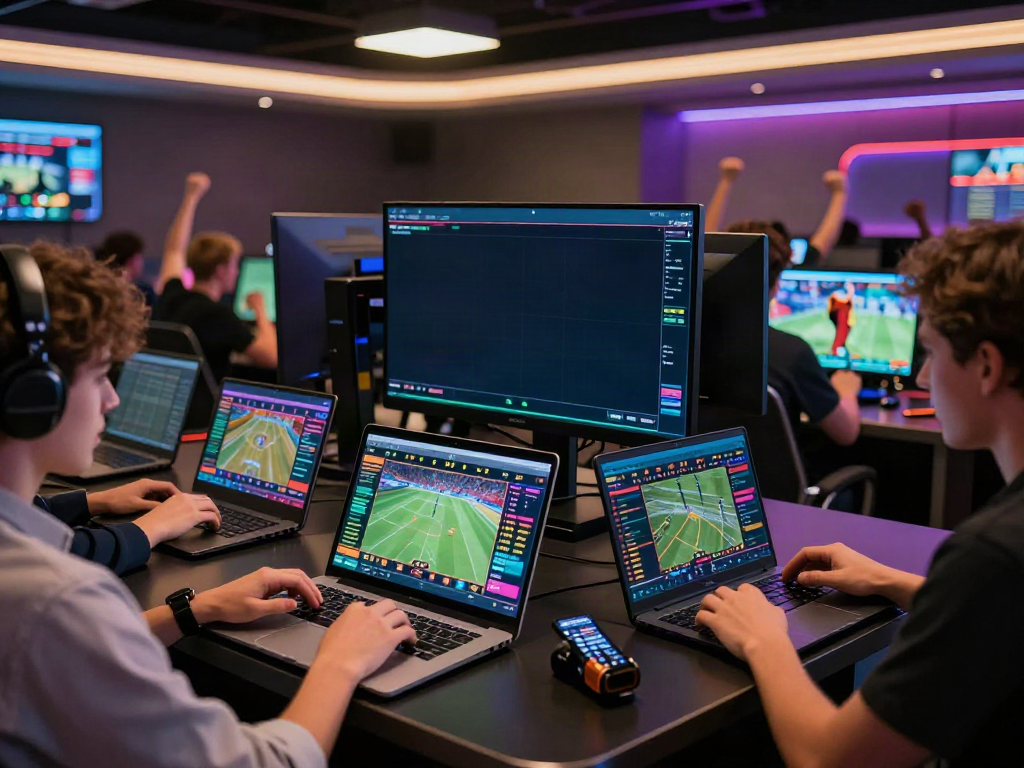 Engaged players exploring live betting on http://tx88-onl.net/ in a modern sportsbook.
