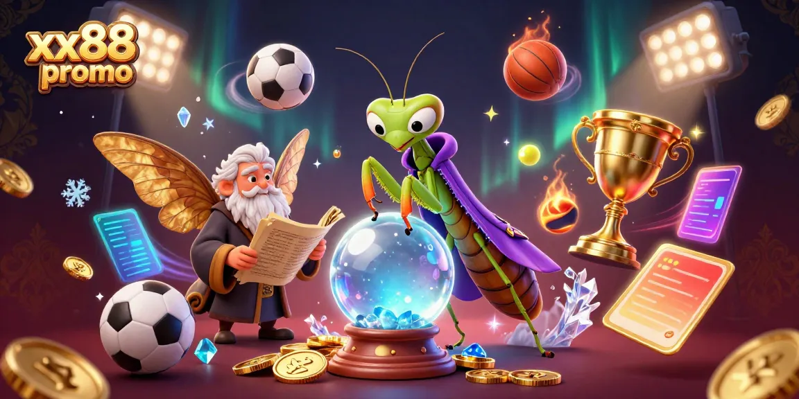 Engage with xx88 promo in a vibrant casino scene featuring whimsical characters and dynamic game elements.