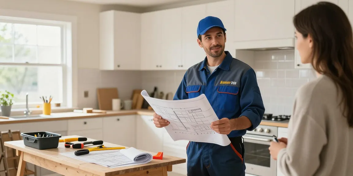 Vip66: Trusted local service provider at a home renovation site.